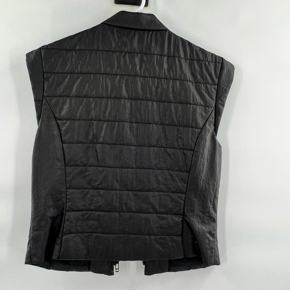 W by Worth black puffer vest jacket size 6 - Picture 9 of 10